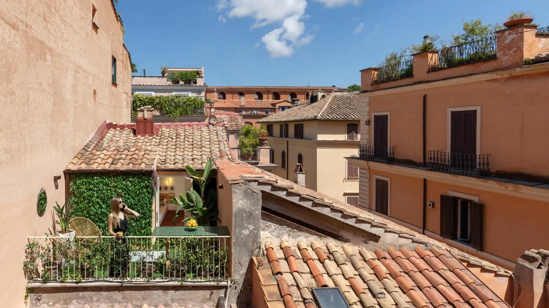 Rooftop Boho Loft Spanish Steps Roma Apartamento
